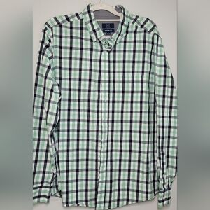 George Button Down Shirt Large EUC